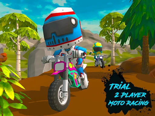 Play Trial 2 Player Moto Racing - Free Online Game