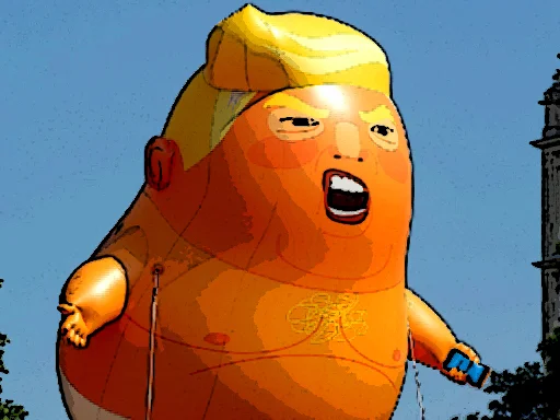 Play Trump Flying Adventure - Free Online Game