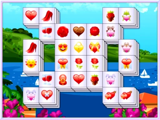 Valentines Mahjong Deluxe - Play Free Game