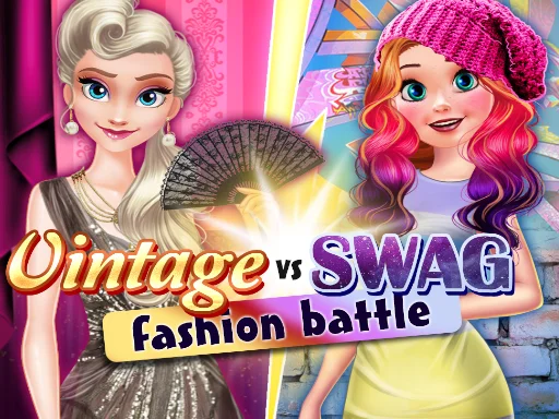 Play Vintage vs Swag: Fashion Battle - Free Online Game