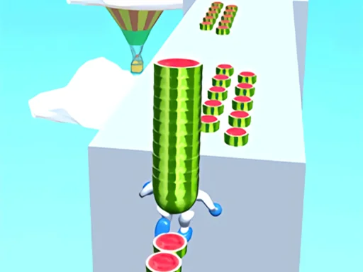 Watermelon Run 3d - Play Free Game