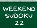 Play Weekend Sudoku 22 - Free Online Game