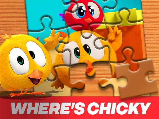 Play Wheres Chicky Jigsaw Puzzle - Free Online Game