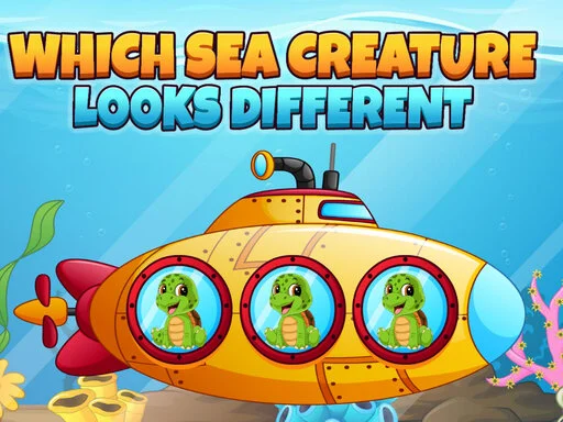Which Sea Creature Looks Different - Play Free Game