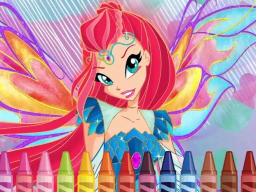 Play winx-coloring - Free Online Game