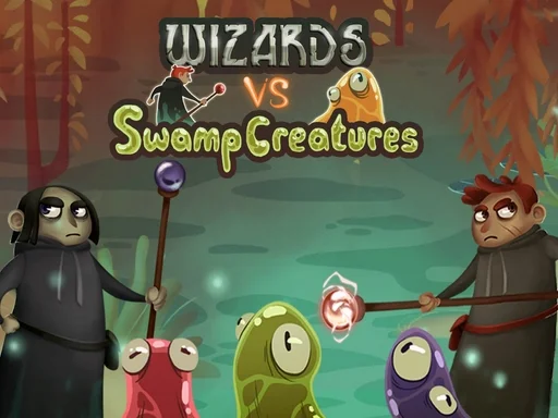 Play Wizards vs swamp creatures - Free Online Game