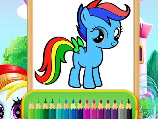 Play Wonder Pony Coloring - Free Online Game