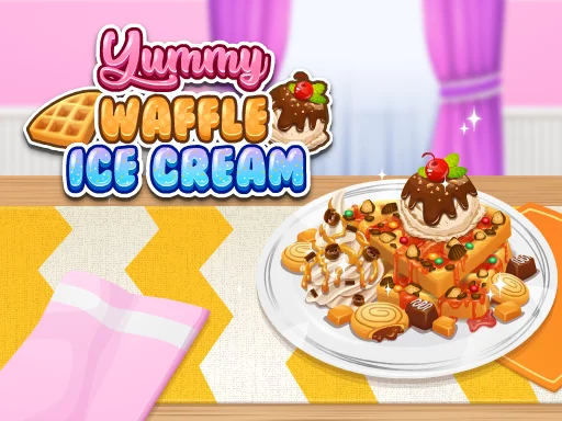 Play yummy-waffle-ice-cream - Free Online Game