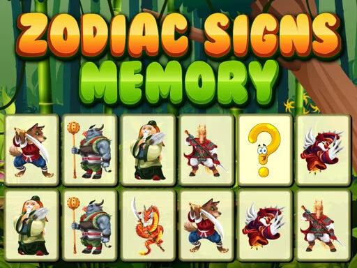Play Zodiac Signs Memory - Free Online Game