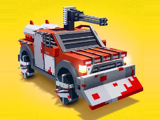 Zombie Derby Blocky Roads - Play Free Game