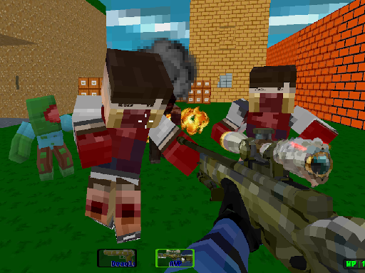 Play blocky-combat-swat-zombies-2022 - Free Online Game