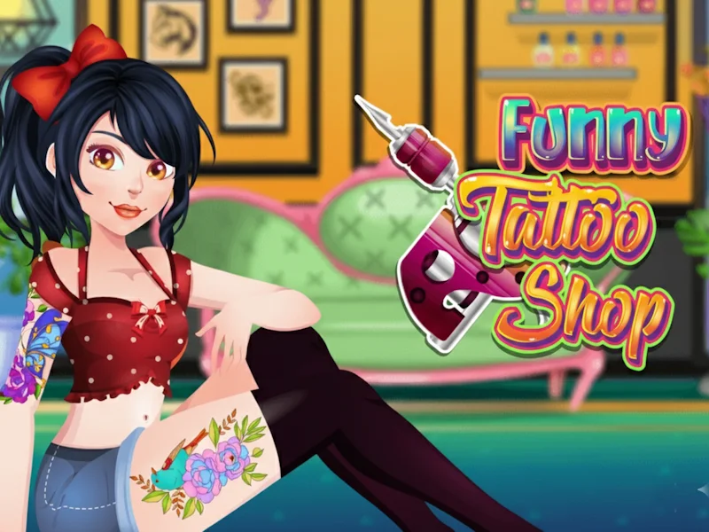 Play funny-tattoo-shop - Free Online Game