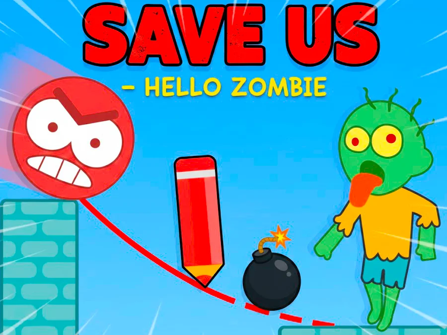 Play save-us-hello-zombie - Free Online Game