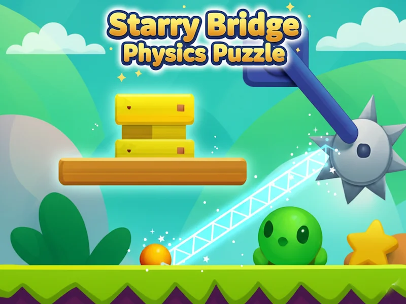 Play starry-bridge-physics-puzzle - Free Online Game