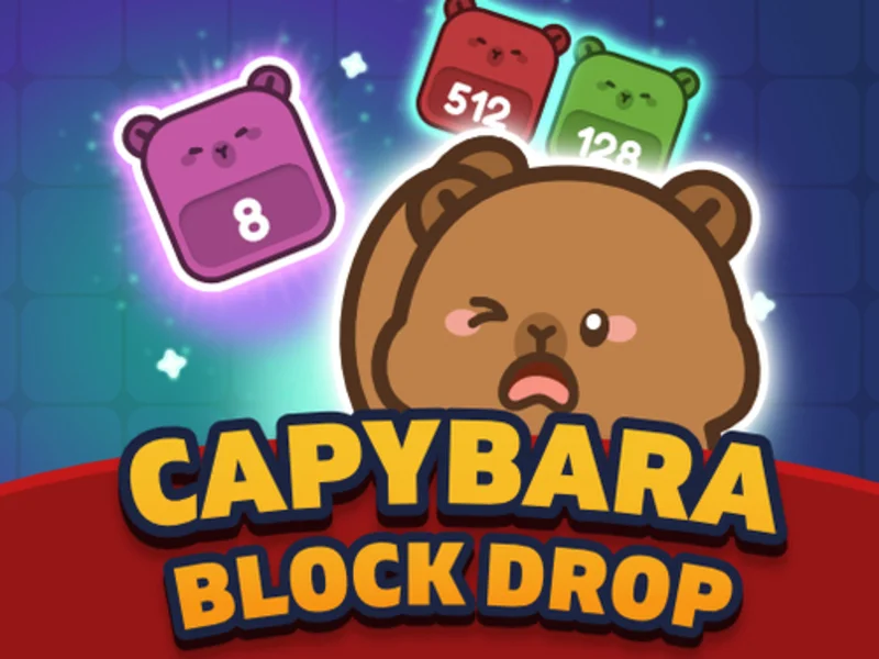 Play capybara-block-drop - Free Online Game