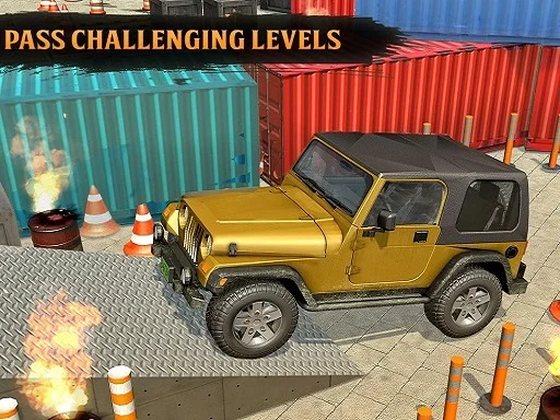 Play classic-real-4x4-jeep-parking-drive-game - Free Online Game