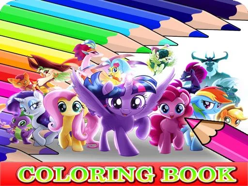 Play coloring-book-for-my-little-pony - Free Online Game