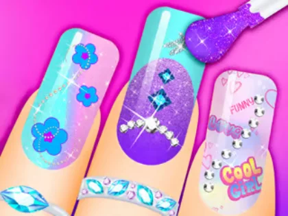 Play Coloring Book: Nail Art - Free Online Game