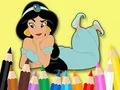 Play Coloring Book: Princess Jasmine - Free Online Game