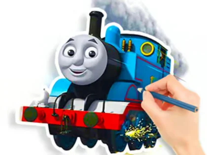 Play coloring-book-thomas - Free Online Game