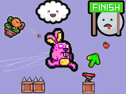 Play cute-rabbits-challenging-adventure - Free Online Game