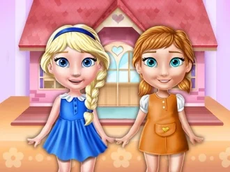 Play Ellie And Annie Doll House - Free Online Game