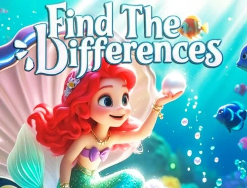 Play find-the-differences-little-mermaid - Free Online Game