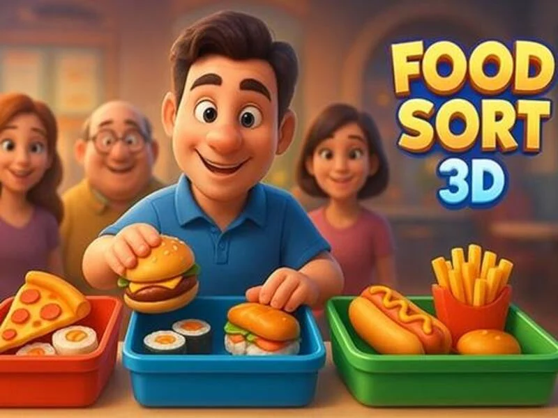 Play Food Sort 3D - Free Online Game