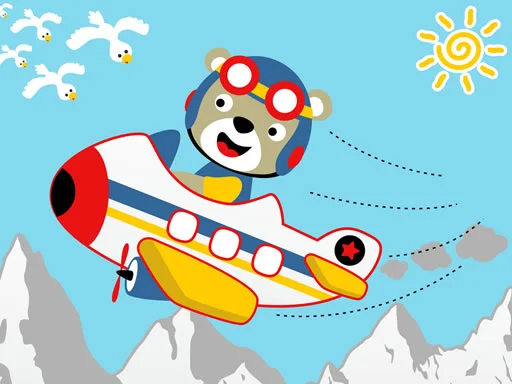 Play Friendly Airplanes For Kids Coloring - Free Online Game