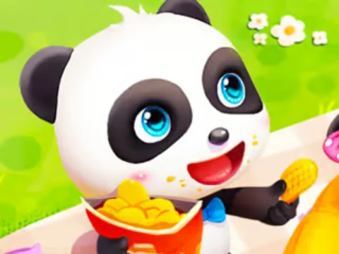 Play jigsaw-puzzle-baby-panda-spring-picnic - Free Online Game