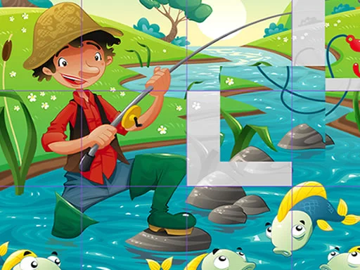 Play kids-cartoon-puzzle - Free Online Game