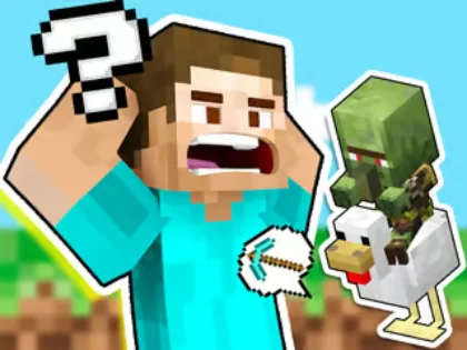 Play kids-quiz-guess-minecraft-voice - Free Online Game