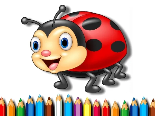 Play ladybug-coloring-book - Free Online Game
