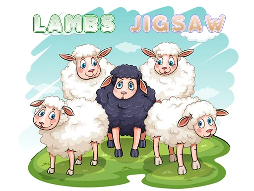Play lambs-jigsaw - Free Online Game