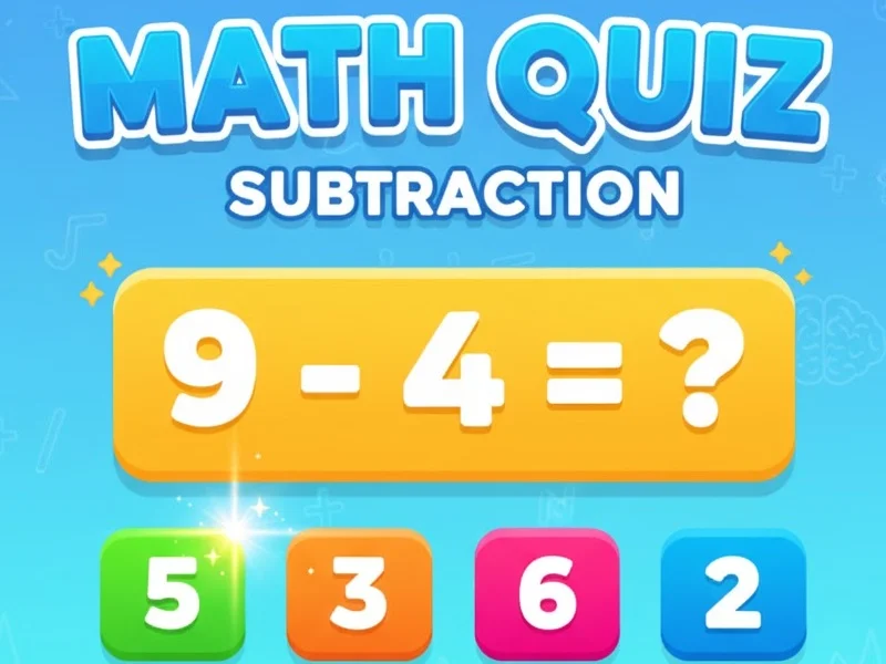 Play math-quiz-subtraction - Free Online Game