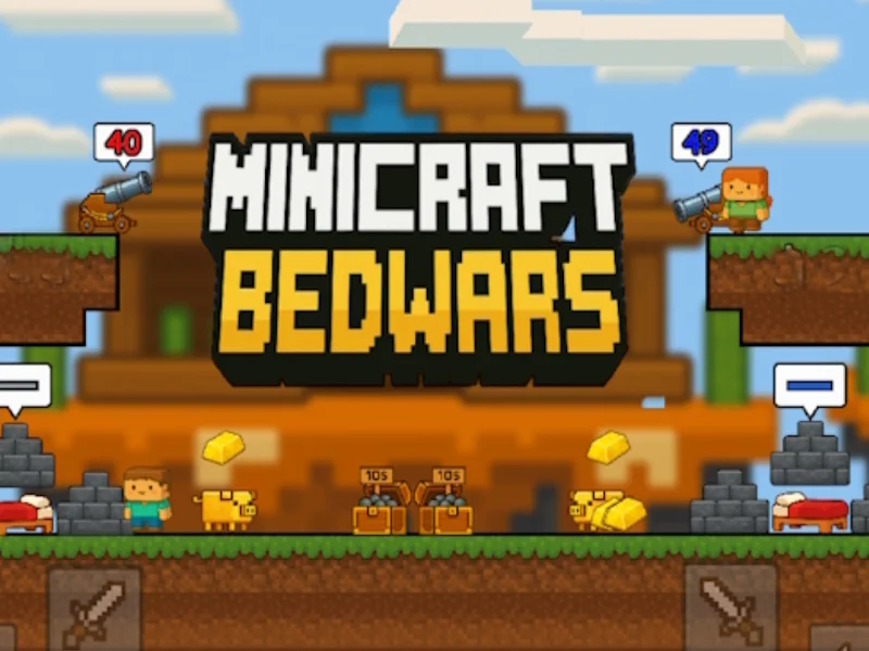 Play Minicraft Bedwars - Free Online Game