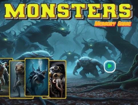 Play monsters-memory-game - Free Online Game