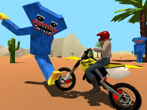 Play motoracer-vs-huggy - Free Online Game