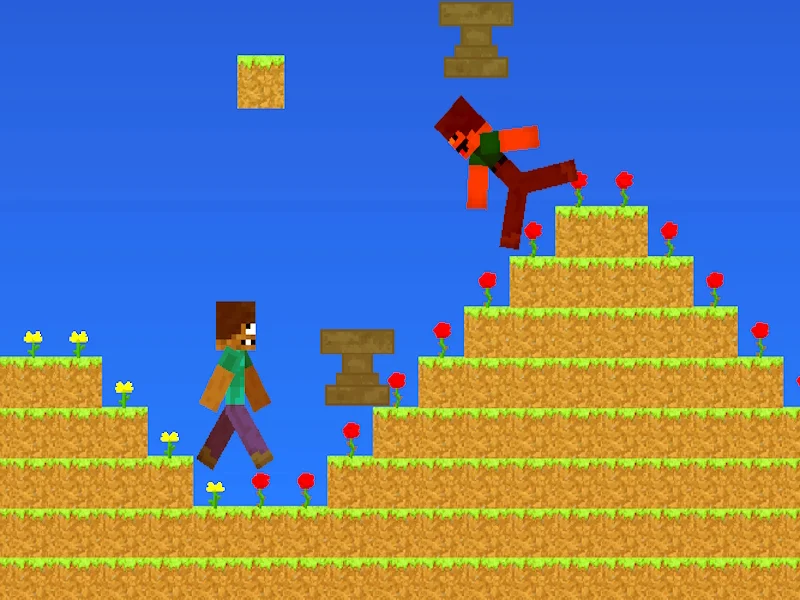 Noob vs Pro But Anvil Rain Minecraft - Play Free Game