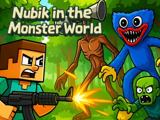 Play nubik-in-the-monster-world - Free Online Game