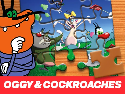 Play oggy-and-the-cockroaches-jigsaw-puzzle - Free Online Game