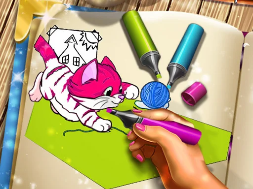 Play pets-coloring-book - Free Online Game