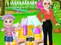 Play Princess Family Picnic Day - Free Online Game