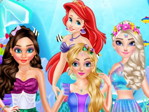 Play princess-mermaid-style-makeup - Free Online Game