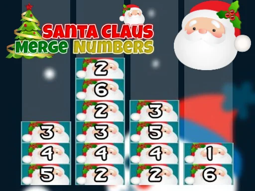 Play santa-claus-merge-numbers - Free Online Game