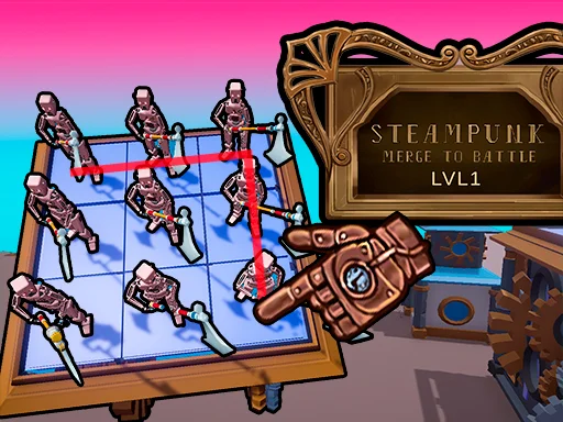 Steampunk Merge To Battle - Play Free Game