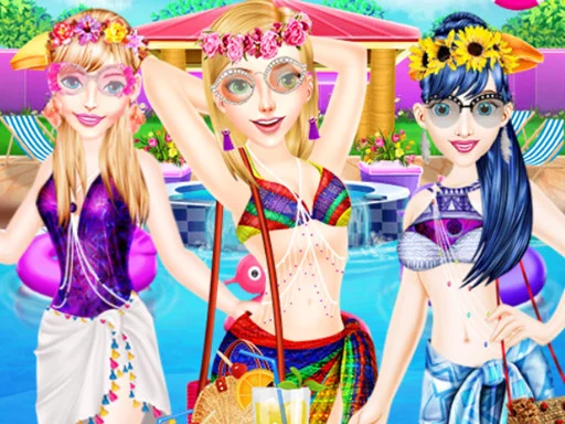 Play Summer Pool Party Fashion - Free Online Game