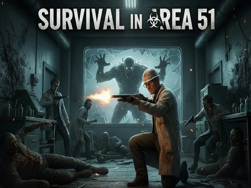 Play Survival in Area 51 - Free Online Game
