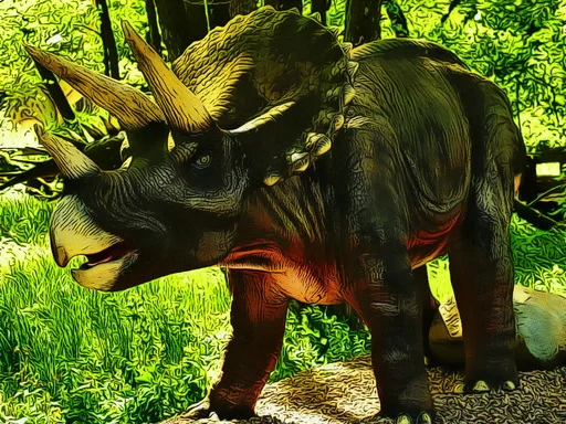 Play triceratops-dinosaur-puzzle - Free Online Game