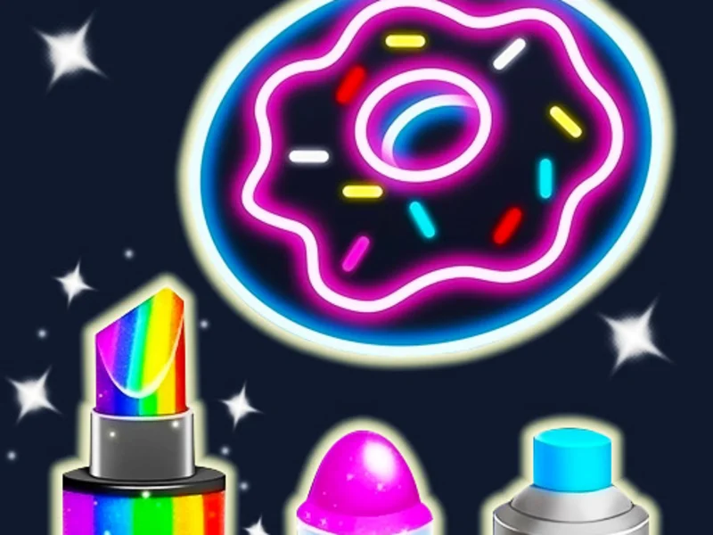 Play kids-glow-paint-game - Free Online Game